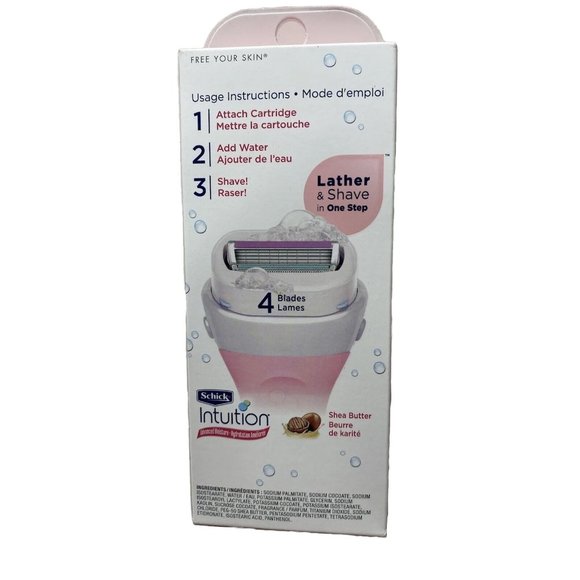 BRAND NEW Schick Intuition Razor - 4 Blade Body Hair Shave Remover - Picture 2 of 4